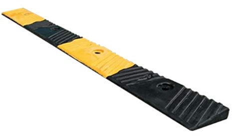 ANSNOW 5 cm Schwellenrampen, Gummimaterial, Langlebig, Für Den Außenbereich, Rollstuhlrampen, Multifunktional, Rutschfest, Für Autos, Bordsteinrampen, Hunderampen/Schwarz/98 * 9,5 * 2,5 cm