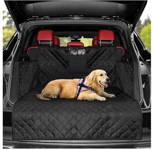 MNBHJGR Kofferraumschutz Hund, für FIAT 500 / 500E / 500L / 500X / 500 Abarth Wasserdicht Kratzfest Pflegeleicht Hundedecke Auto Kofferraum