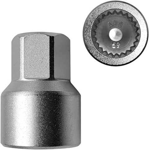 Écrou de roue vis écrou de roue, adaptateur de clé à douille écrous de sécurité de roue, outil pour enlever les écrous de roue pour antivol, clé de rechange écrous de sécurité de roue compatible avec