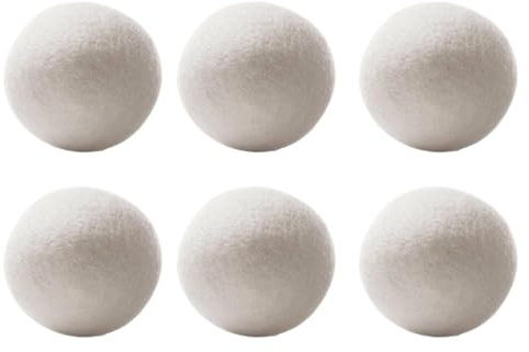Natural Fabric Softener Ball - Reusable Fabric Softener | Organic Wool Softener Ball | Fragrance- | Lint- Wool Dryer Balls | Laundry Softening Balls | Dryer Balls For Sens