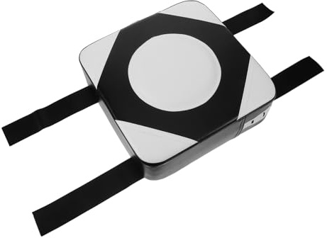 VICASKY Boxmatte Wandmontage Verstärkt Kick Trainingspad Aus Langlebigem Material 30x30cm Schwarzweiß Für Karate Muay Thai Taekwondo Kickboxen Fitness