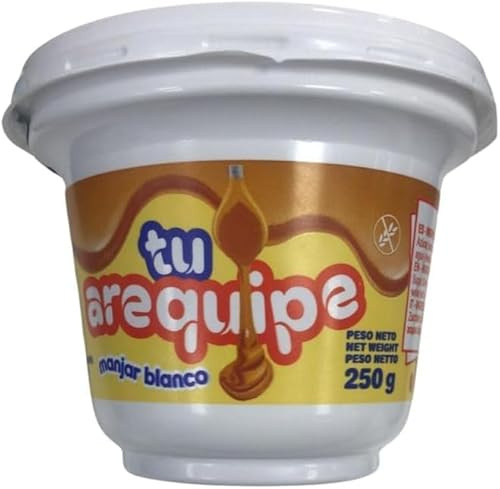 Arequipe Suave y Cremoso, 250g, Dulce Colombiano, Sin Gluten