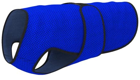 Harilla Chaleco Refrescante para Perros, Chaqueta Calmante, Ropa Transpirable Y Portátil, Chaleco Sin Mangas para Caminar, Senderismo Y Deportes de Playa, 68cm