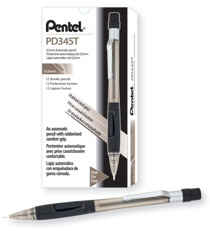 Quicker Clicker Mechanical Pencil (0.5mm) Transparent Smoke Barrel