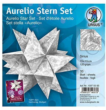Ursus 15975500 Faltblätter Aurelio Stern Sirius, 15 x 15 cm, 33 Blatt