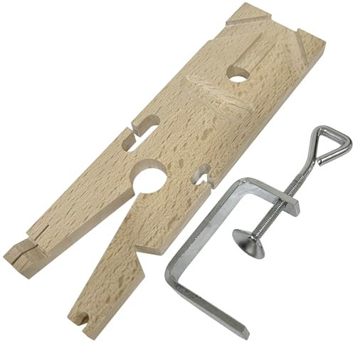 8 HARDWOOD BENCH PIN (PREMIUM) / Clamp Jewellers V Slot Tool 200mm