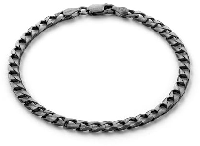 STERLL Herren Armband Sterling-Silber 925 Schwarz Oxidiert Eco-Verpackung Männer Geschenke