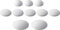 Metafranc 431836 Lot de 10 butées de porte autocollantes Blanc Ø 30 mm + 40 mm + 60 mm Protection murale fiable pour l'ouverture en douceur des portes et fenêtres