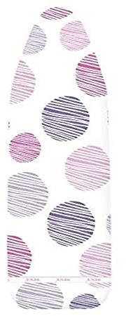 WENKO Bügeltischbezug Basic Pro M/L, Bügelbrettbezug, dampfbügelgeeignet, Schaumstoffpolsterung, Easy-Clip