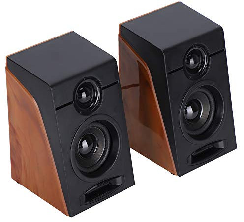 Altavoces para PC de escritorio 950, Altavoces para computadora con cable, Altavoz de escritorio pequeño multimedia con sonido estéreo, Subwoofer alimentado por USB para computadoras portátiles, compu