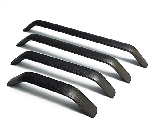 Qrity 2 Stück Moderne Schrankgriffe, 96 mm Lochmitte, Möbelgriff Massives Aluminium, Griffe mit Schrauben für Möbeldekoration