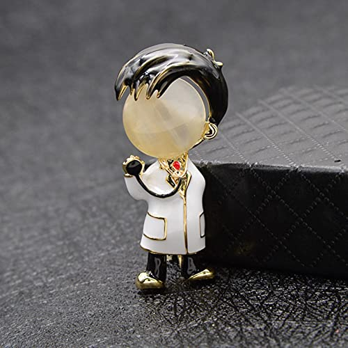 HCMA Opal Emaille Arzt Jungen und Mädchen Broschen Medizinische Brosche Krankenschwester Schmuck Modeschmuck 2 Stil Erhältlich Geschenk
