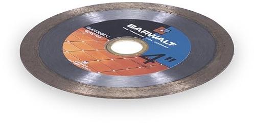 BARWALT BWT70400 - Lame tagliavetro e tagliapiastrelle, profondità diamantata 7 mm, 10,2 cm