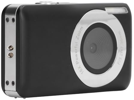 Digitalkamera, 8K 68MP HD Vlogging-Kamera mit 16-fachem Digitalzoom, Autofokus-Taschen-Kompaktkamera mit 2,7-Zoll-Bildschirm, Videokamera für Studenten, Teenager, Erwachsene
