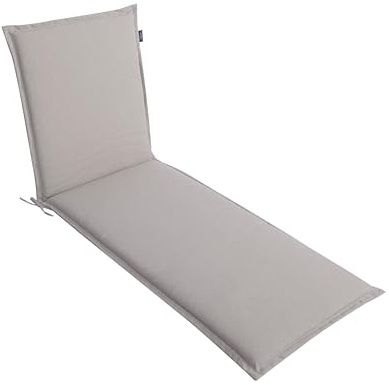 LILENO HOME Coussin roulé pour chaise longue de jardin - Crème - 190 x 60 x 5 cm - 1 pièce