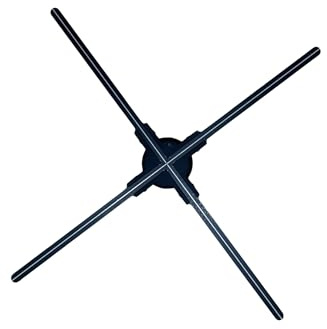 Abanico holográfico, Proyector de Ventilador 3D con Holograma de 65/80/100 cm, con WiFi, Reproductor holográfico, Soporte for Publicidad, vídeos en 3D Videoproyector(52cm)