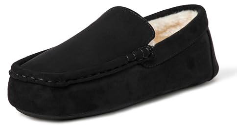 Amazon Essentials Pantoufle Mocassin Garçon, Noir, 38 EU