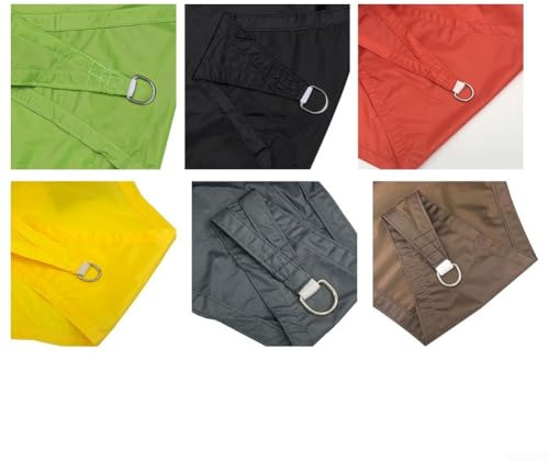Tenda ombreggiante per giardino, campeggio e balcone, efficace protezione solare e isolamento termico (6,3 x 6,3 cm, rosso)