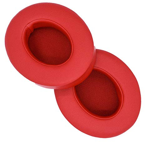 Ersatz-Ohrpolster für Beats Studio 3 drahtlose Kopfhörer (Studio 3 Rot) - Diese Farbe passt nur zu Studio 3 Red Kopfhörern, kein anderes Modell.