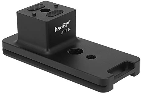 Haoge LF-PL14 Objektivkragen für Stativhalterung Ring für Panasonic LUMIX G Leica DG Vario-Elmar 100-400mm f4.0-6.3 ASPH H-RS100400 Objektiv integrierte Arca Swiss Schnellwechselplatte