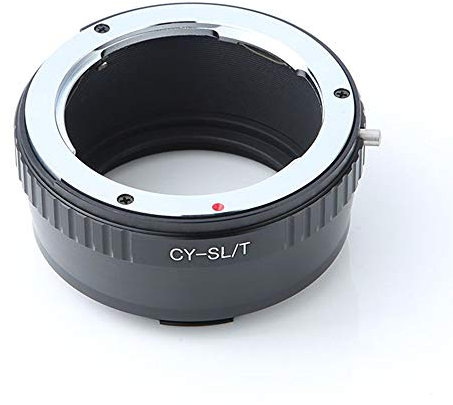 CY-L/T Adaptateur d'objectif pour Objectif Contax/Yashica Compatible avec SMA FP, pour S1 / S1r, avec pour appareils Photo L CL SL TL T L. CY vers L/T