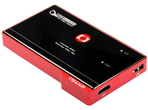 TreasLin Scheda di acquisizione del gioco senza PC,registratore dello schermo,USB3.0 HDMI 1080P dispositivo di acquisizione video,registrazione con un clic,compatibile con TV Box PS4 Switch