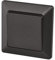 EMOS - Interruptor de luz negro, basculante, 250 V ~/10 AX, plástico, sin caja empotrada, clase de protección IP20, para interiores