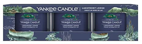 Yankee Candle Lakefront Lodge 3 fyllda votivljus presentset