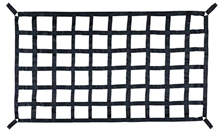 ihreesy Ladeflächennetz, Schwere Ladenetze Pickup-Ladeflächennetz Gepäcknetz Verstellbar Frachtnetz Ladenetz Organizer-Netz Ladungssicherung für SUV Pickup Truck Anhänger,208cm x 127cm
