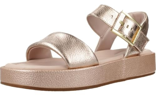 Clarks - Alda Strap, Sandalia De las mujeres, Copper Metallic,