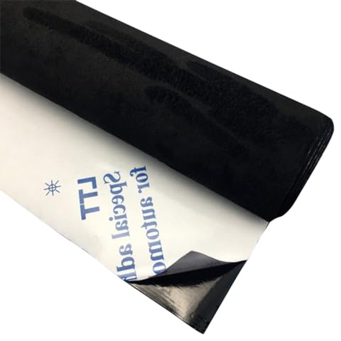 Self-Adhesive Suede Look Car Interior Wrap - High Elastic Automotive Film for Furniture, Sofas (Black, 50 x 149 cm)