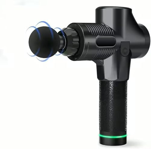 Ultra-Quiet Deep Tissue Massage Gun with 30 Speeds & 6 Heads, LCD Touchscreen, 3500 RPM – Portable Muscle Percussion Massager for Recovery, Pain Relief & Relaxation