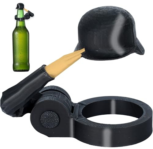 Soldat Salute Bier Bierflaschen Helm Flaschenverschluss, Wiederverwendbar Soldier Salute Beer Bottle Helmet, Staubdichte Lustiger Dekorative Kappen für Aktive Soldaten-Liebhaber (One Piece)