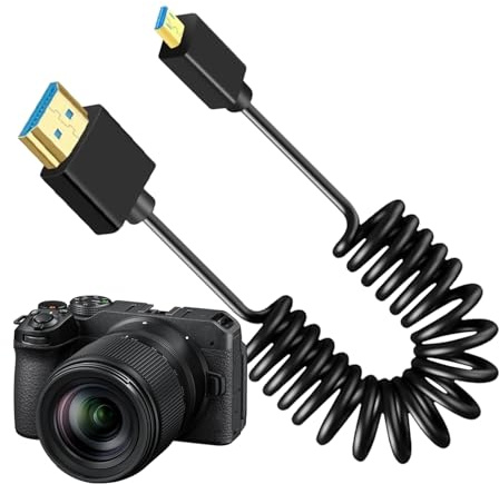 Monitor Cavo arrotolato - Filo di allungamento leggero, cavo a molla compatto | Supporto affidabile per la fotografia in studio, display portatili, aree di installazione strette, dispositivi
