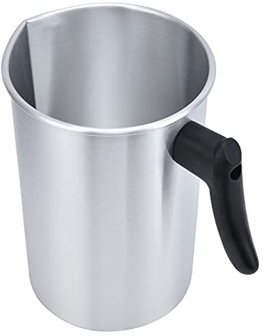 Aluminum Wax Melting Pot with Pouring Spout, 3L Double Boiler Safe Candle Soap Making Pitcher Heat resistants Handle for DIY Chandlery Chocolate and Crafts