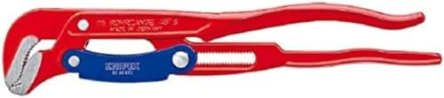 KNIPEX Rörtång S-käft med snabbinställning röd pulverbelagd 420 mm, 83 60 015