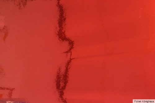 Könighaus (9,54€/m2) Chrome Rot Folie 400 x 152 cm blasenfrei mit Anleitung (Autofolie)