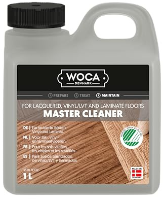 WOCA Vinyl and varnish soap, 1 litre, cleaning vinyl, laminate and lacquered parquet floors