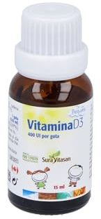 Vitamina D3 peques (400UI/gota) 15cc Suravitasan