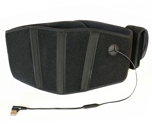 Thermrup Ferninfrarot (FIR) Wärmegürtel USB-Betrieb beheizbarer Gürtel mit 3-stufiger Temperaturregelung