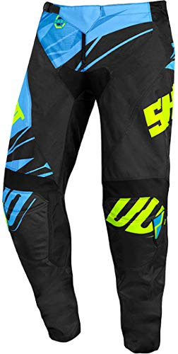 SHOT Devo Ventury Hose Cyan Neon Gelb Größe 28 US