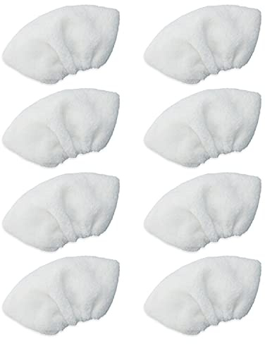 8 Mikrofaser-Tuchset waschbar, für Kärcher Dampfreiniger EasyFix SC 2, SC 3, SC 4, SC 5 (8 Handdüse)