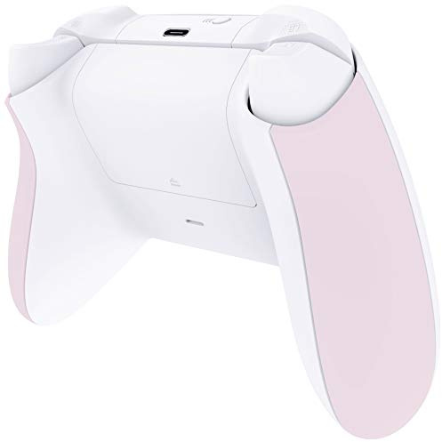 eXtremeRate DIY Controller Grip for Xbox Series X & S, Cherry Blossoms Pink Replacement Left Right Side Rails, Replacement Rear Shell for Xbox Core Wireless Controller [Controller Excluded]