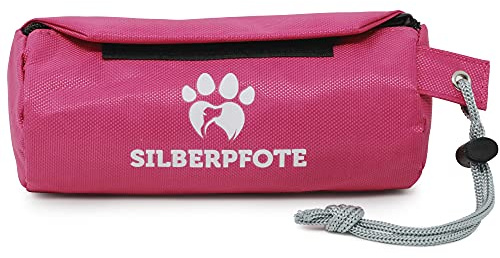 Silberpfote® Futterbeutel für Hunde - Hunde Futterdummy zum Apportieren - Leckerlibeutel für Leckerli (Nass und Trockenfutter)- Erziehungshilfe für deinen Hund