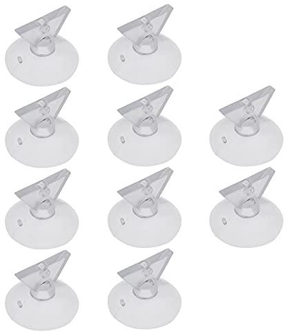 The Lord of the Tools 10 x transparentes Leuchtmittel zum Entfernen von Lampen, Saugnapf, Glühbirnenwechsler mit starker Saugkraft für LED-Halogen GU10, MR16, PVC, 35 mm