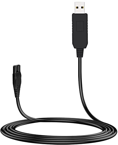 MEROM 15 V USB Charging Cable Replacement HQ8505 Charger Cord Compatible with Philips Shaver Norelco One Blade Multigroom Pro All-in-One Grooming Trimmer, Precision, Bodygroom, Arcitec Power Cable