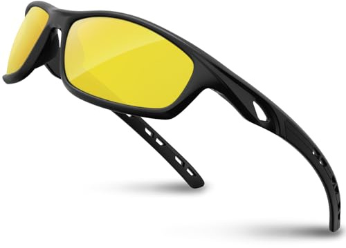 RIVBOS Sonnenbrille für Herren und Damen, polarisiert, UV400, Fahrradbrille, Sportbrille, Radfahren, Wandern, Laufen, Golf und Angeln, Fahren RB831