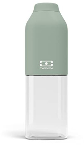 monbento - Bouteille d'Eau MB Positive M Natural 500ml - Gourde Hermétique - Idéale pour Bureau, Sport, Pique-Nique - Sans Bpa - Zéro Déchet - Vert