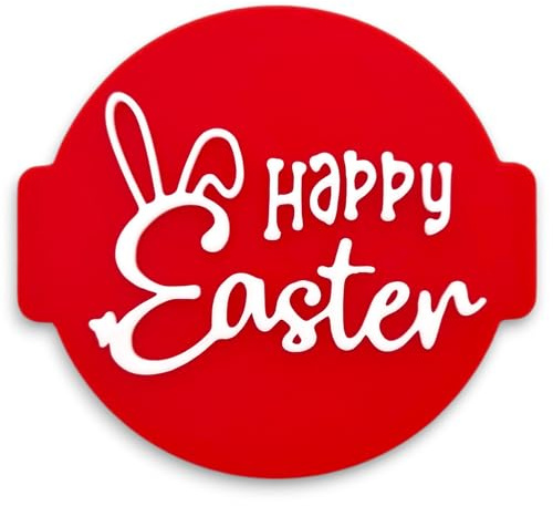 Happy Easter HE25 - Embosser/Stamp for Fondant, Icing, Cupcake, Cake, Decoration