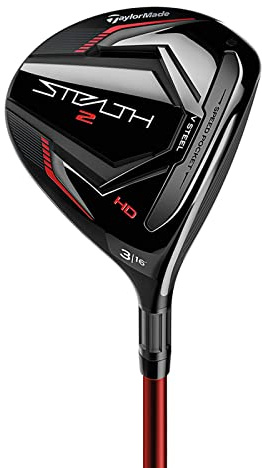 TaylorMade Golf Stealth2 High Draw Fairway, Hombres, Negro